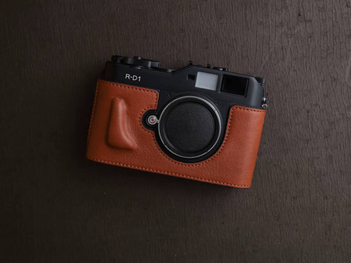 本革 カメラケース EPSON エプソン RD1 RD1S RD1X 用 濃いブラウン