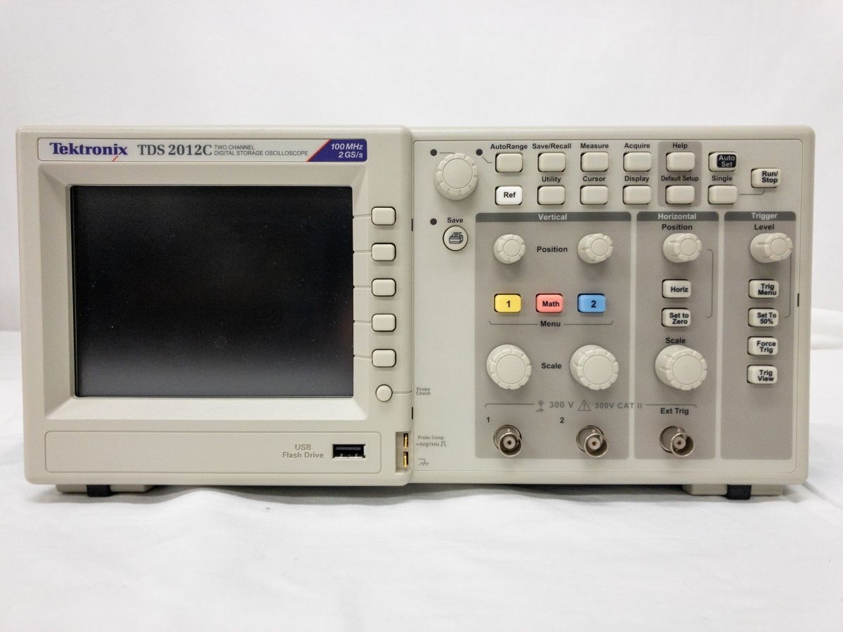【正常動作品】Tektronix TDS2012C DC-100MHz 2ch オシロスコープ