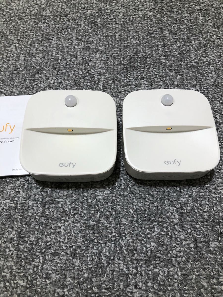 51212REC220 送料無料 2個セット Anker Eufy Lumi LEDセンサーライト どこでも設置可能 モーションセンサー搭載 明るい メーカー製 中古