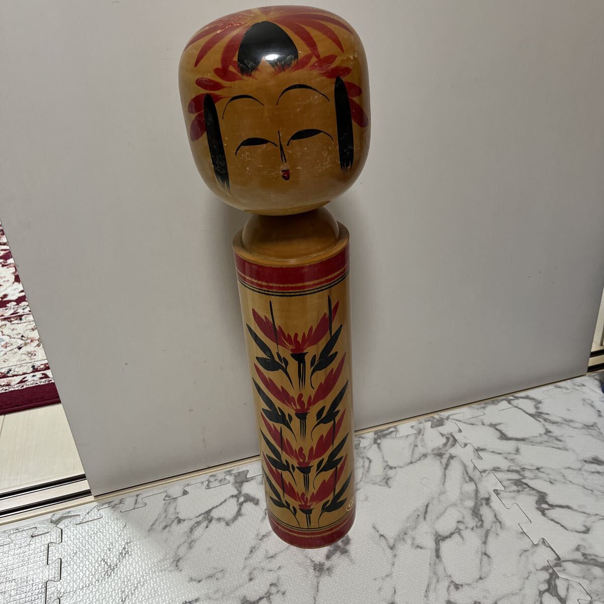 日本伝統こけし 伝統こけし 民芸品　手作り　大きなこけし