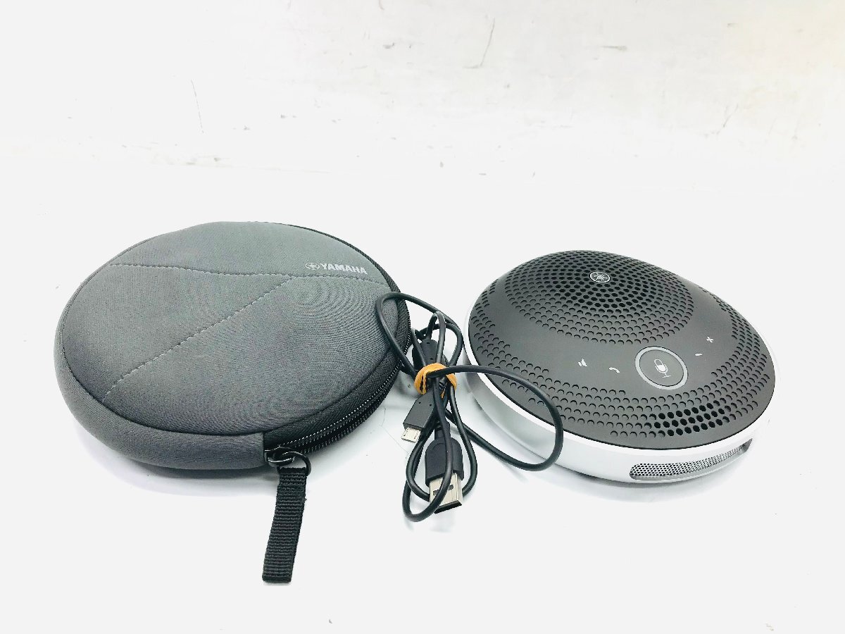 ★中古動作品　YAMAHA ヤマハ YVC-200 ユニファイドコミュニケーションスピーカーフォン ブラック Bluetooth ワイヤレス★