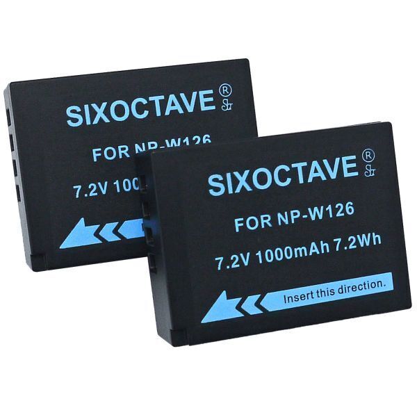 NP-W126S NP-W126 FUJIFILM 互換バッテリー 2個　純正充電器で充電可能 HS35EXR X-A3 X-E3 X-M1 X-Pro3 X-T3 X100F X-H1