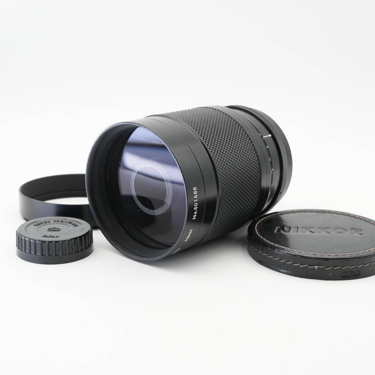 動作確認済み 美品 Nikon ニコン Reflex-NIKKOR 500mm F8 革製かぶせキャップ付き #AA7232