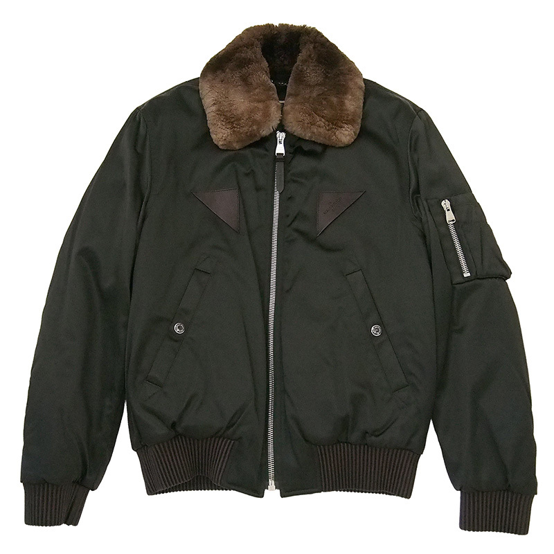 ◆ミウラ◆ ルイ・ヴィトン LOUIS VUITTON スティーブン・スプラウス フライトジャケット カーキ 2012AW RM122M H2BS43PMV
