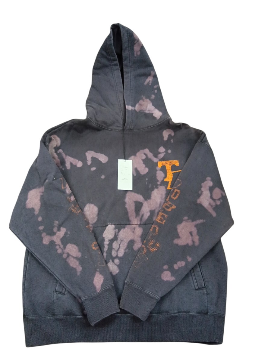 【タグ付き未使用】タインダブルプッシュ TAIN DOUBLE PUSH スプラッシュペイント Sサイズ パーカー フーディー パーカー