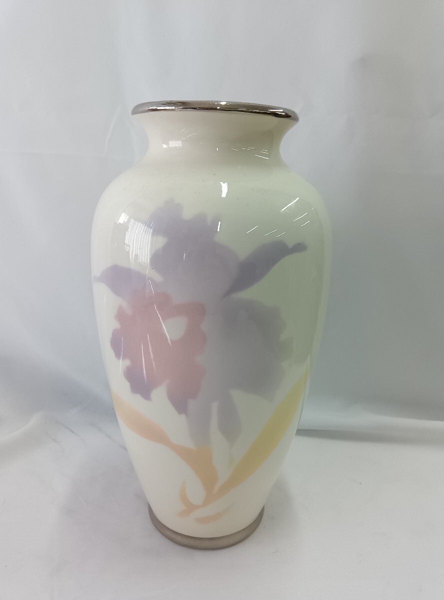 【直接引き取り大歓迎】富士七宝陶器 特選 陶器 花瓶 花器 七宝焼 飾り壺 花 インテリア