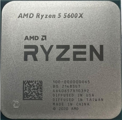 CPU　AMD Ryzen 5 5600X 6C 3.7GHz 32MB AM4 DDR4-3200 65W
