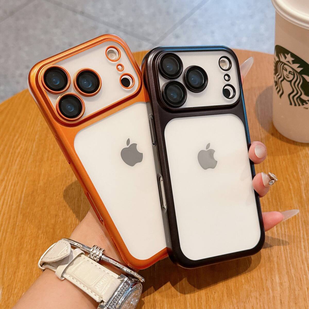 iPhone 17 16 15 14 13 Pro Max Air ケース レンズ保護一体型 メッキ マット 加工 超軽量 超薄型 耐衝撃 iPhone スマホ ケース 