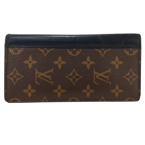 LOUIS VUITTON ルイ・ヴィトン ポルトフォイユ ブラザ モノグラム マカサー 二つ折り差長財布 ブラウン系 ブラック系 レザー M69410