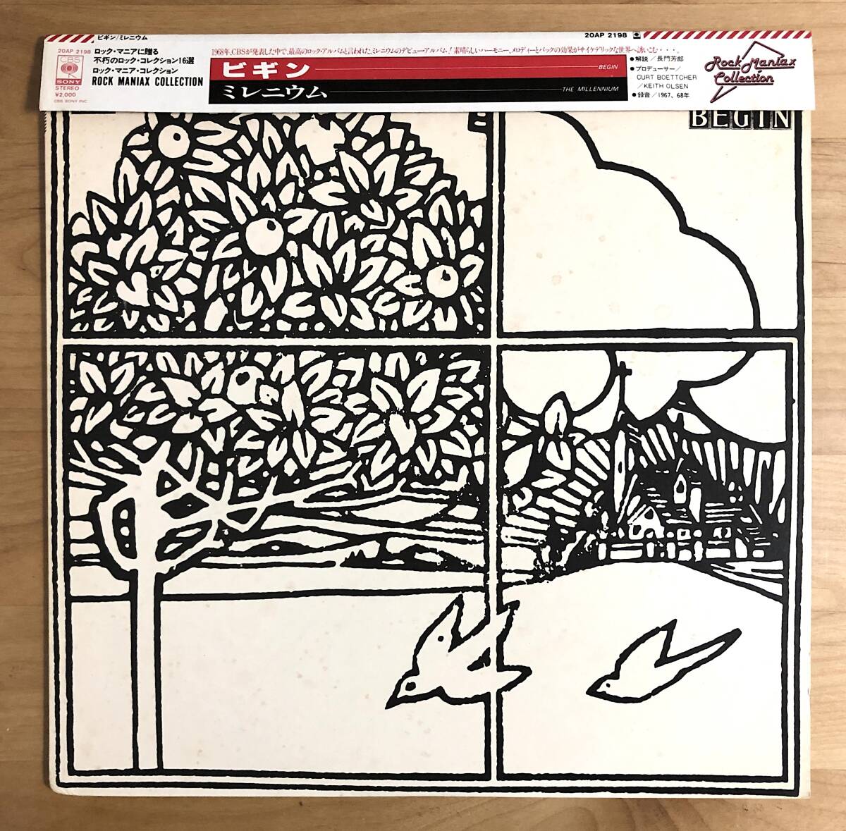 【国内盤 CAP帯 見本盤プロモ!】 ミレニウム / ビギン (20AP2198) 検 帯付 CBS SONY SOFT ROCK THE MILLENNIUM BEGIN JAPAN OBI PROMO LP