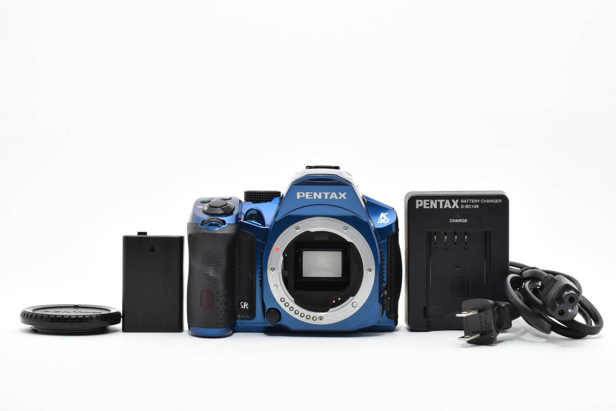 ★極上美品★《ショット数5,076回 》ペンタックス PENTAX K-30 ボディ ブルー★　YA8991＃16