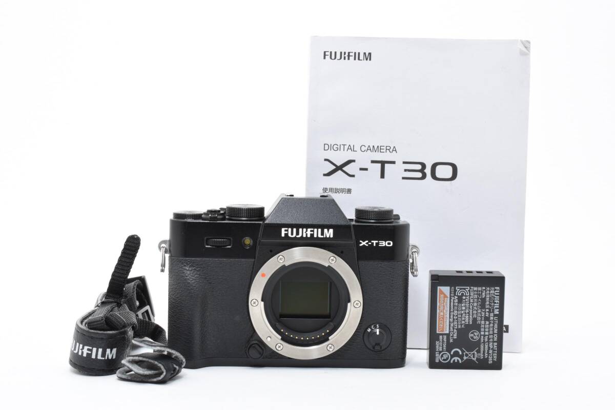 ★極上品★《ショット数 8,705回》フジフィルム FUJIFILM X-T30 ボディ ブラック★　YMA9124＃72