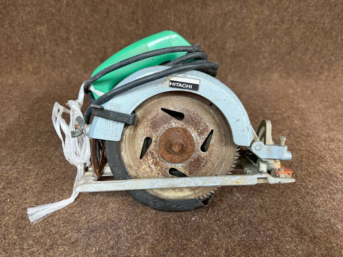 【始動確認済】100 1F 071205／日立 ブレーキ付造作丸ノコ C6BE 160mm 超硬 電動工具 切断機 木工用 電気丸のこ 丸鋸 日立工機 DIY