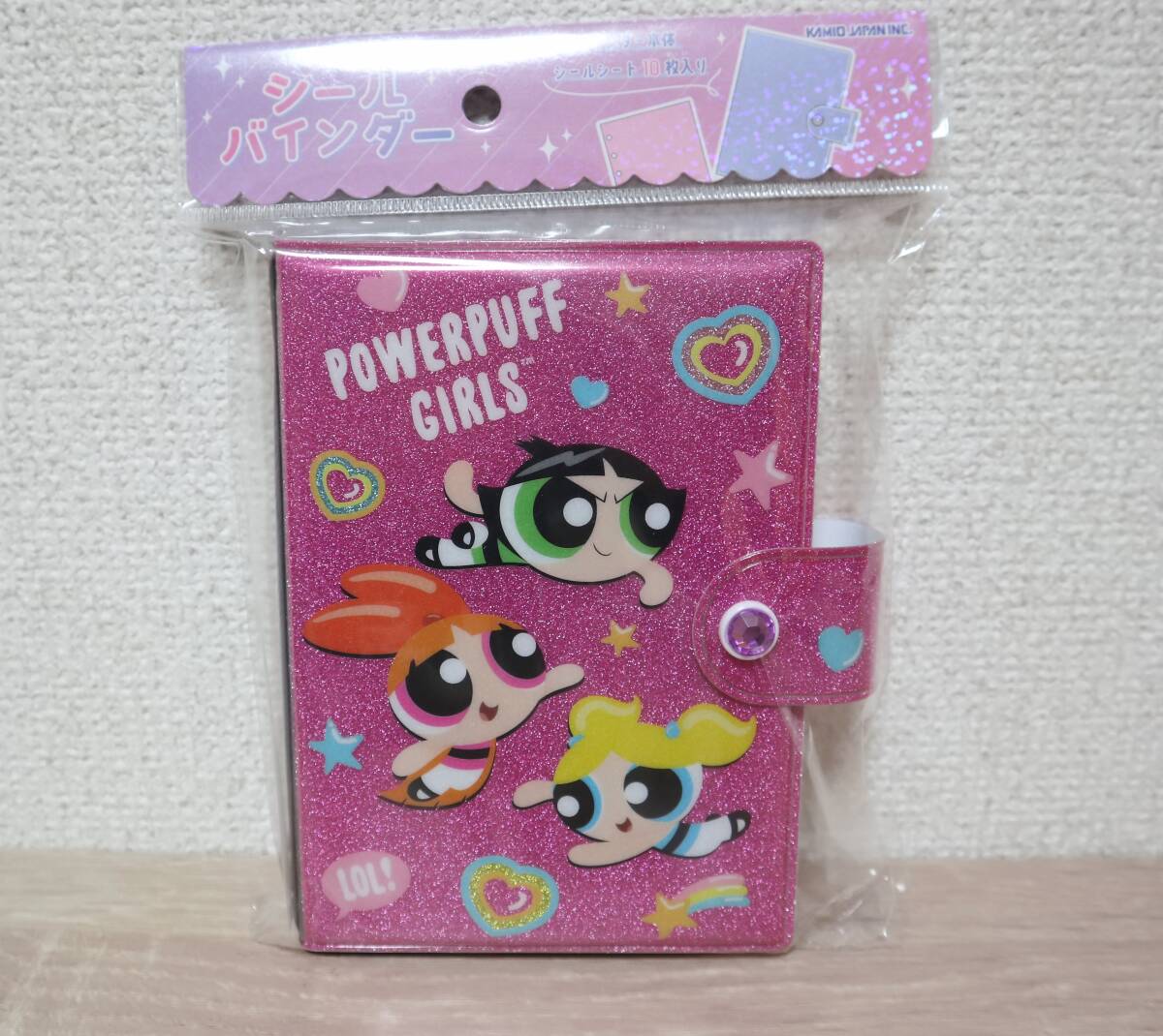 新品☆POWERPUFF GIRLS パワーパフガールズ シールバインダ－☆
