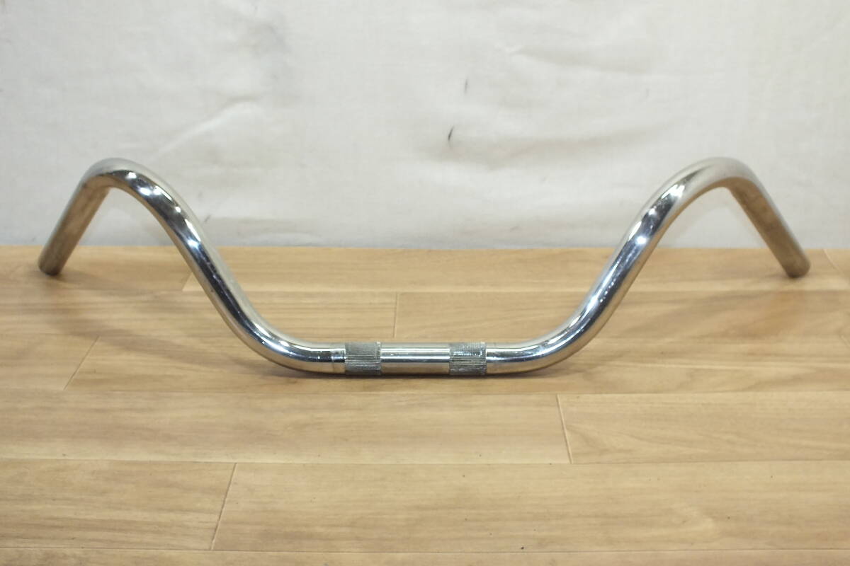 ◆ ハーレー ショベル ステンレス プルバックハンドル バックホーン 幅73cm/高さ15cm/引き22cm 中古品 XLH アイアン FX ローライダー