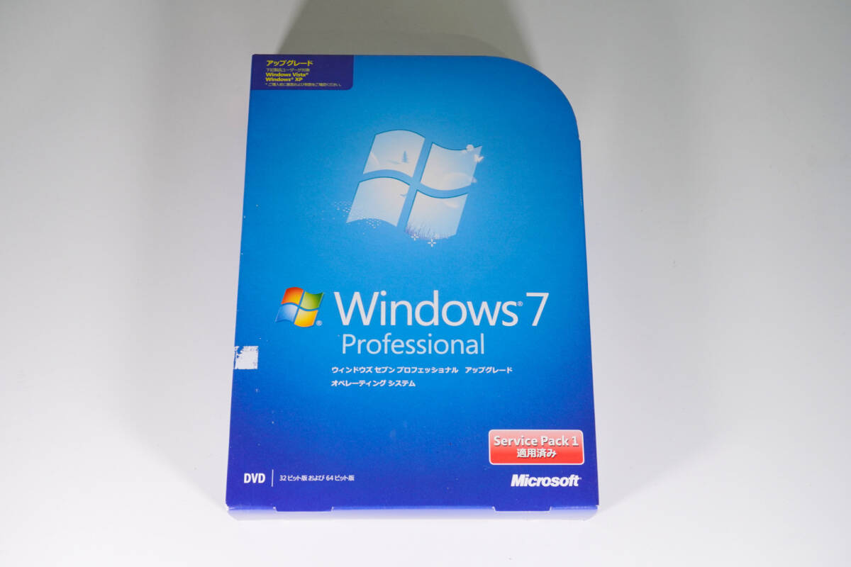 【動作未確認・即納】Microsoft Windows 7 Professional アップグレード版 SP1 DVD 日本語版（テプラ跡あり）
