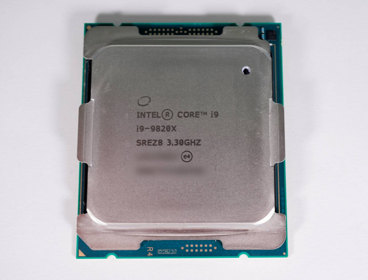 【動作確認済・現物・即納】Intel Core i9-9820X 3.30GHz LGA2066 CPU 本体のみ 中古