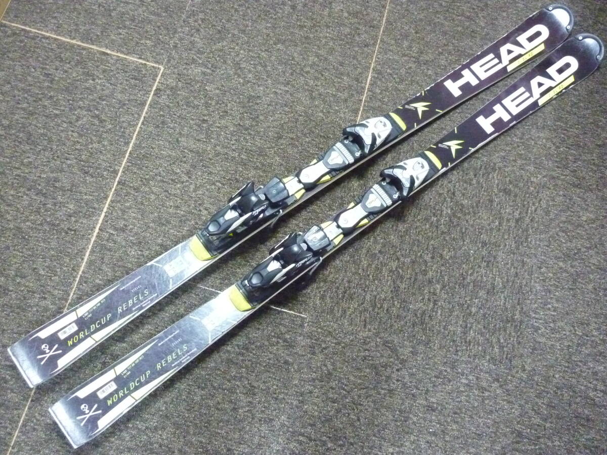 ★HEAD★ヘッド/SL選手用スキー板《Worldcup REBELS i.SL RD + Freeflex Pro16》165cm/2014/15年モデル 