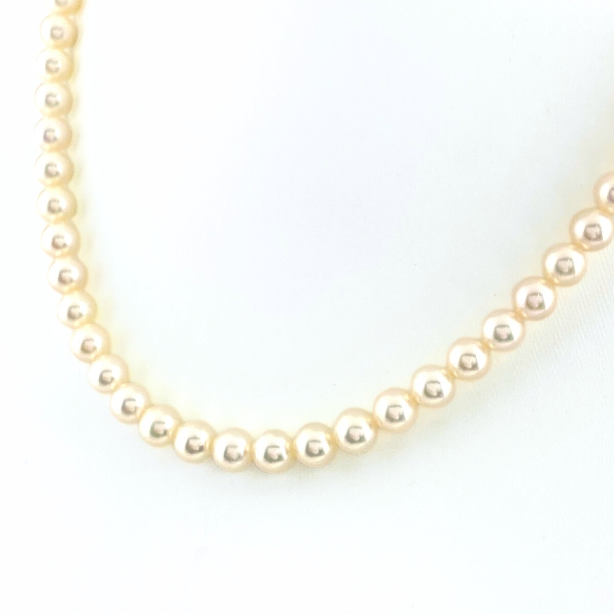 ミキモト MIKIMOTO パール デザインネックレス シルバー 真珠 ネックレス SV パール レディース 【中古】