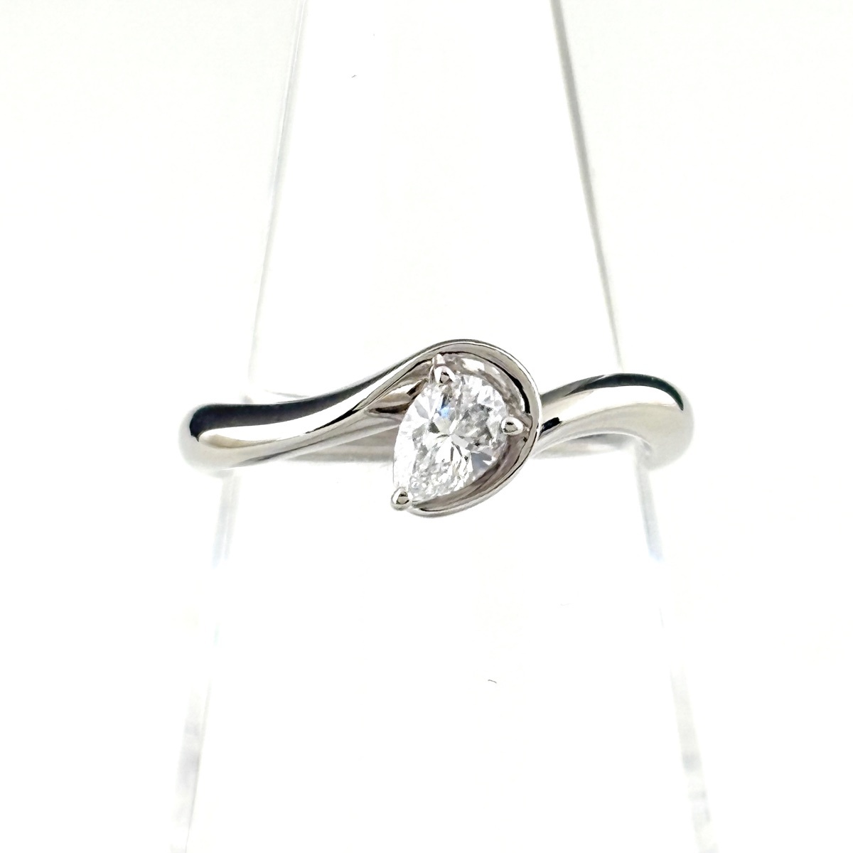 ポーラ POLA ダイヤモンド デザインリング プラチナ 指輪 リング 13号 Pt900 ダイヤモンド レディース 【中古】