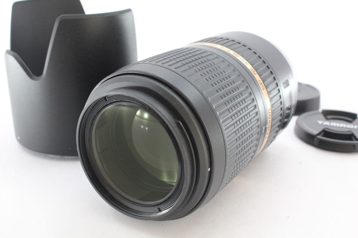 ★美品★タムロン TAMRON SP 70-300mm F4-5.6 Di USD VC キヤノン用 《キャップ フード 付き》 A6317