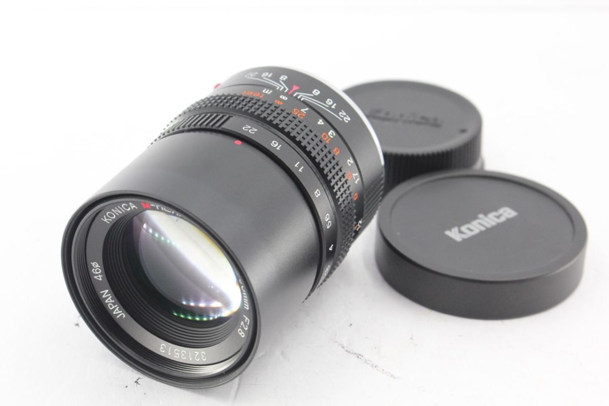 ★超極上★コニカ KONICA M-HEXANON 90mm F2.8 Mマウント 《キャップ 付き》 A6463
