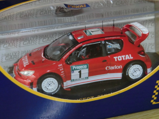 RALLY CAR 1/43 プジョー PEUGEOT 206 WRC New Zealand 2003 GRONHOLM-RAUTIAINEN 