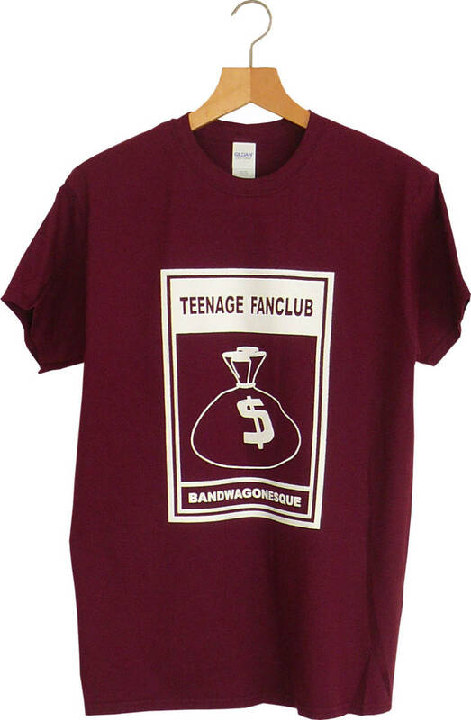 【新品】Teenage Fanclub Tシャツ Lサイズ Band Ma バンド ギターポップ オルタナ グランジ TFC Nirvana シルクスクリーンプリント