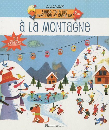 やま（アラン・グレのえほん）｜Alain Grée (絵) Cécile Jugla (著)｜A la montagne｜洋書・フランス語