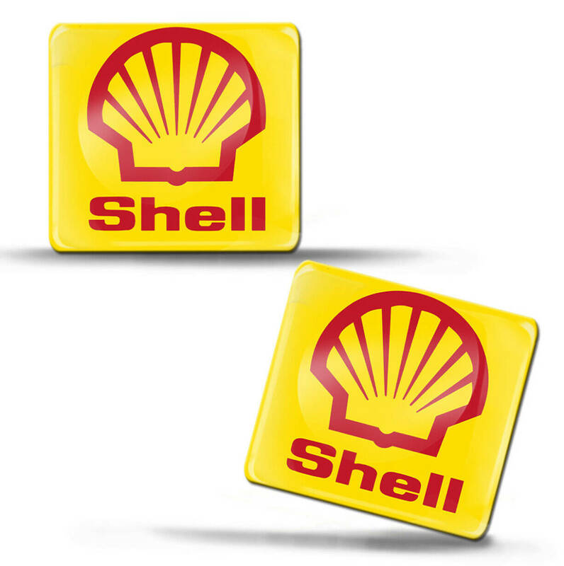 送料無料 Shell シェル 30mm × 30mm ステッカー デカール