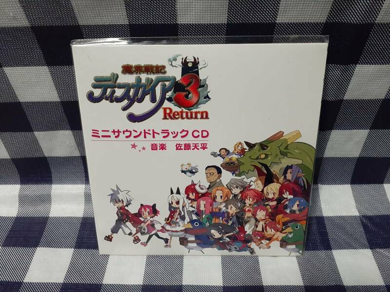 送料無料☆魔界戦記ディスガイア 3 Return ミニサウンドトラックCD ★新品未開封