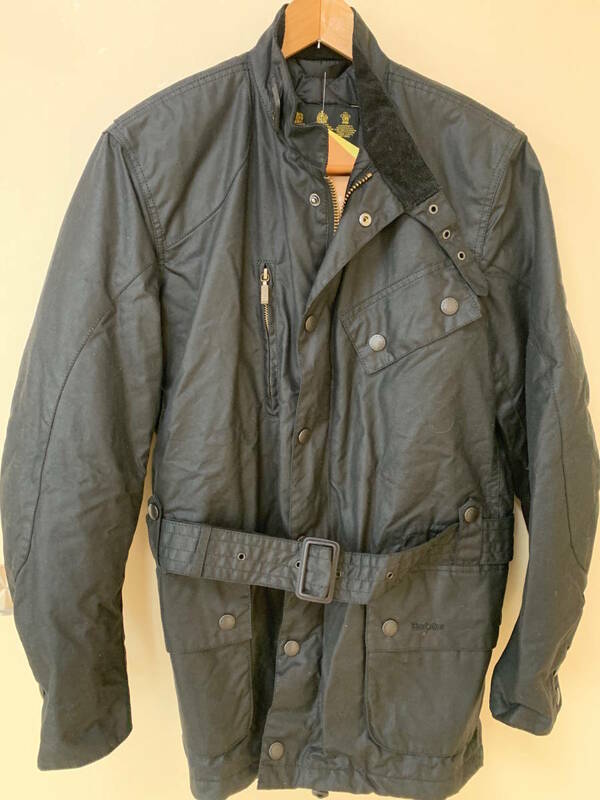 セール 超レア デッドストック Barbour　 LONGBIKER オイルジャケット　M インターナショナル 　INTERNATIONAL 