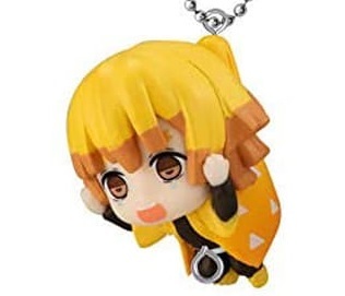 ガチャガチャ 鬼滅の刃 つまんでつなげてますこっと 我妻 善逸 ボールチェーンver 新品です。