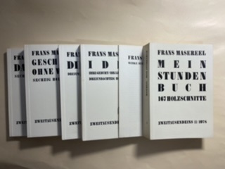 Frans Masereel フランス・マシリール オリジナルサイン付き木版作品＋画集 リンド・ウォード 1978年 生田耕作　トーマス・マン関連