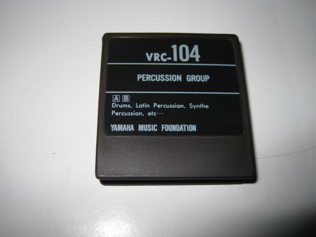 凄い おまけ付 YAMAHA DX7 VOICE ROM VRC-104 PERCUSSION GROUP