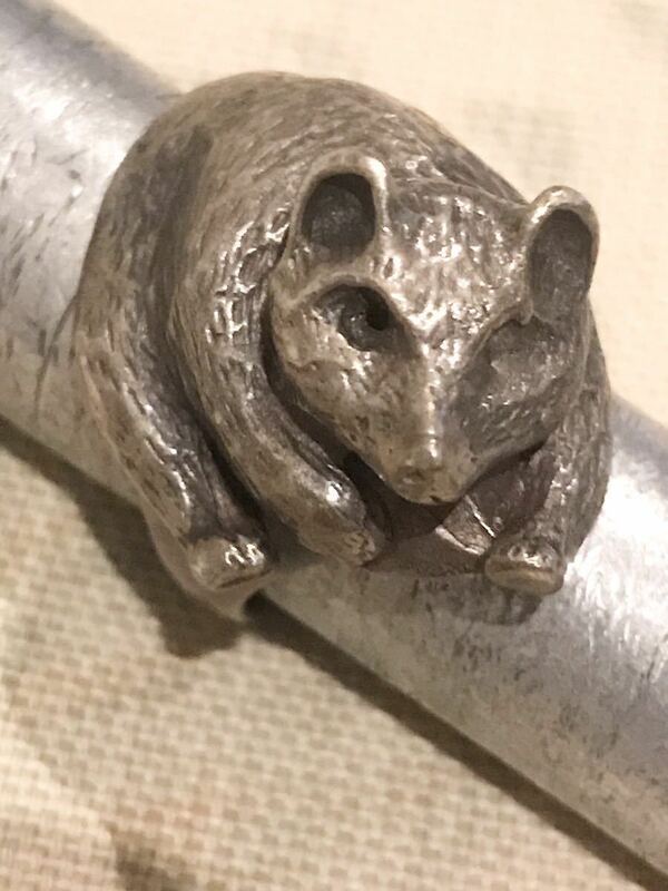 ヴィンテージ 熊 クマ ベアー BEAR グリズリー 動物 アニマル モチーフ 銀製 シルバー SILVER 925 スターリング STERLING リング 指輪