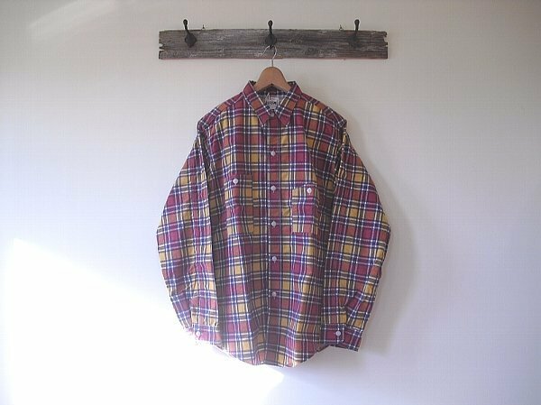 BIG YANK PRINT NELL SHIRTS 1940model（WAREHOUSE） ウエアハウス　ビッグヤンク　ネルシャツ　実名　プリントネル　デッドストック　新品