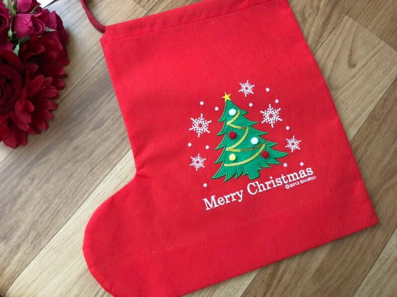 サンリオ　クリスマス　ソックス　バッグ　靴下バッグ　ラッピング　プレゼント