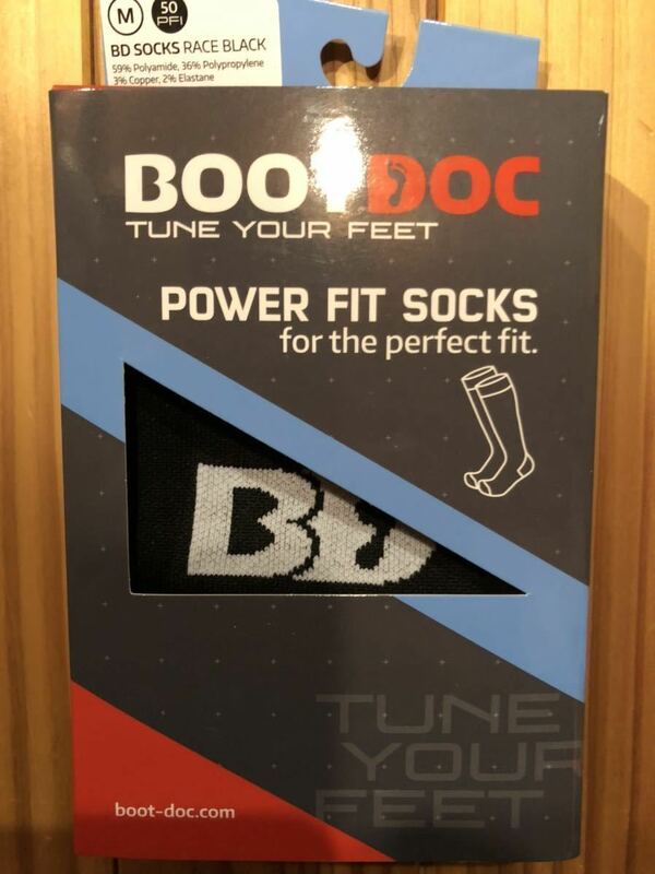 入手困難！ BOOT DOC SOCKS RACE PFI 50 POWER FIT SOCKS ブーツドック ソックス 薄手 Mサイズ 25-26cm 新品