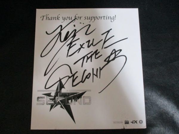 ● EXILE 直筆サイン 黒木啓司（KEIJI）●エグザイル THINK 'BOUT IT EXILE THE SECOND♪r-600609
