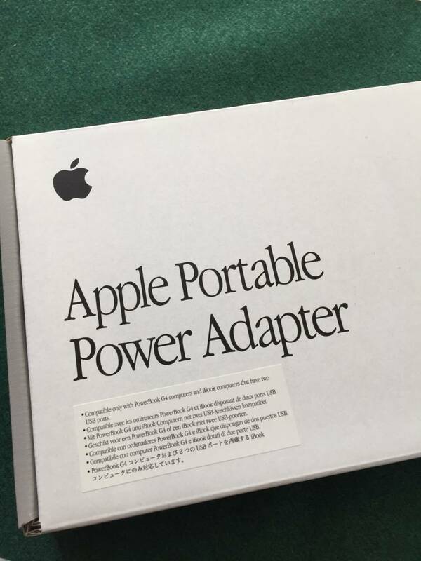【ポータブル電源アダプタ　アップル　純正】未使用　Ｍ８４５７Ｊ／Ａ　Apple　稼働未確認