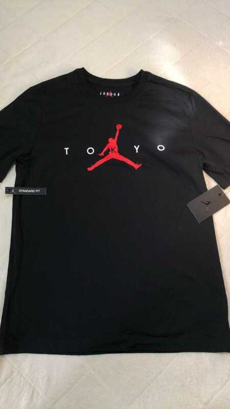 新品未使用 NIKE 半袖Tシャツ Mサイズ JORDAN 黒 ブラック 東京 TOKYO ナイキ ジョーダン