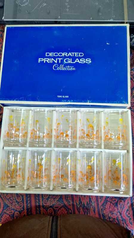 ガラス食器【TOYO GLASS】未使用品/タンブラー/グラス/Decorated/Tumber/東洋ガラス株式会社　