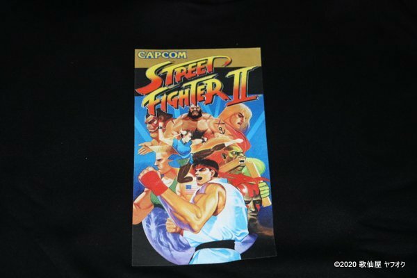 ストリートファイターⅡ L　黒 メンズ　パーカー　ゲームパッケージ柄　Street Fighter Ⅱ ストⅡ　新品 未使用 クリックポスト可