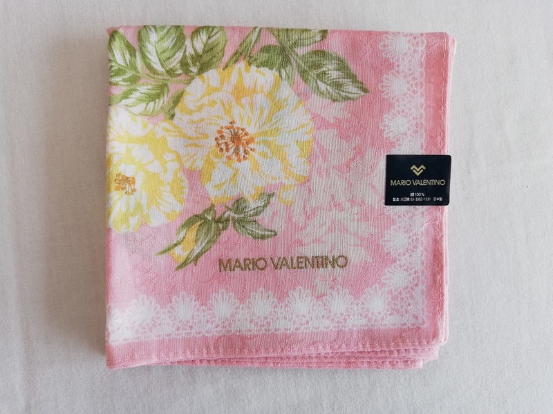 【正規品】Mario Valentino / マリオ・ヴァレンティーノ ハンカチ yh-9506