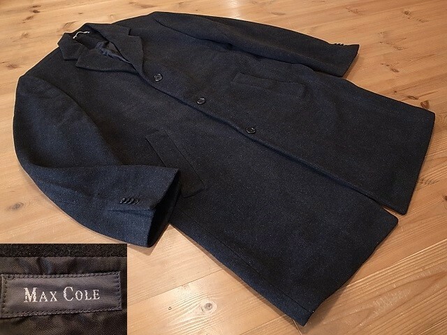 美品 マックスコール MAX COLE 秋冬 チェスター オーバー コート アメリカ古着 サイズ 2XL 相当