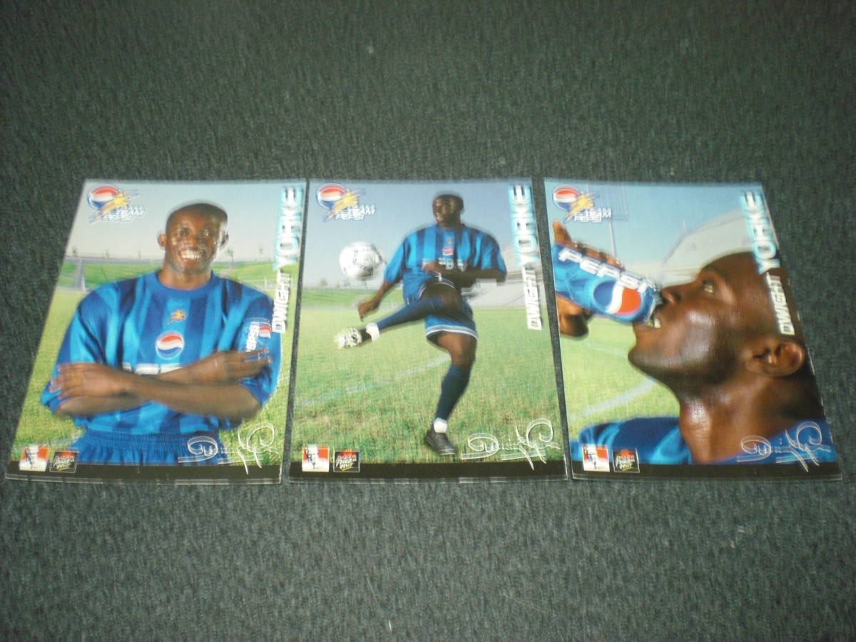 TEAM PEPSI 【Dwight Yorke/D.ヨーク】3枚
