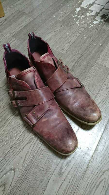 【送料無料】SABATO レザーブーツ 26.0 程度良 靴