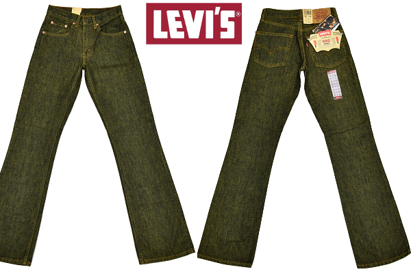 K-2101★新品★Levi's リーバイス 550-0375★激レア貴重 90s盤モデル 1999年 濃紺 後染めデニム ブーツカットジーンズ W27インチ 58cm XS