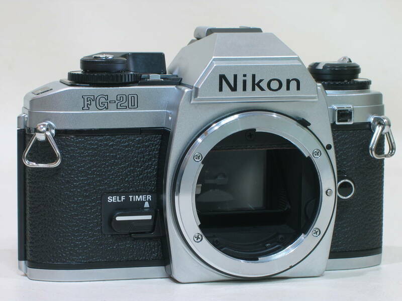 #即決！　Nikon　FG-20　シルバー　外観極上　ミラーモルト交換済　#3276979